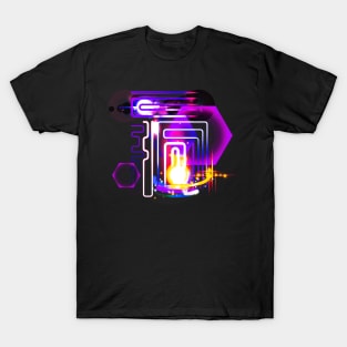 Neon Lights and Light Flares T-Shirt